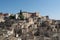 European Capital of CultureÂ in 2019 year, panoramic view on ancient city of Matera, capital of Basilicata, Southern Italy in ear